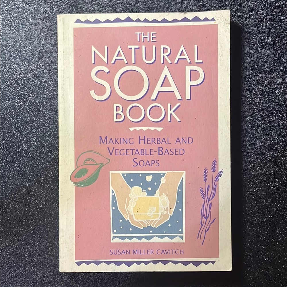The Natural Soap Book - Pink Cover